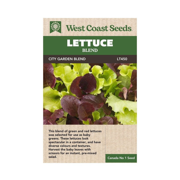 Lettuce - City Garden Mesclun Seeds - Indoor Farmer
