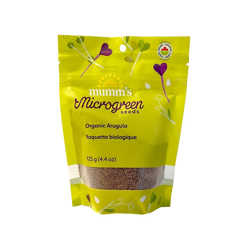 NON-GMO Arugula Microgreen Seeds For Sprouting - Fresh, High-Quality Seeds For Home Gardening