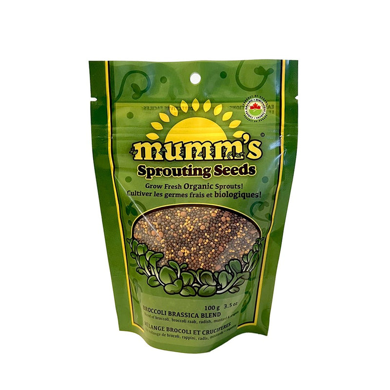 Mumm's Sprouting Seeds Broccoli Brassica Blend - Indoor Farmer