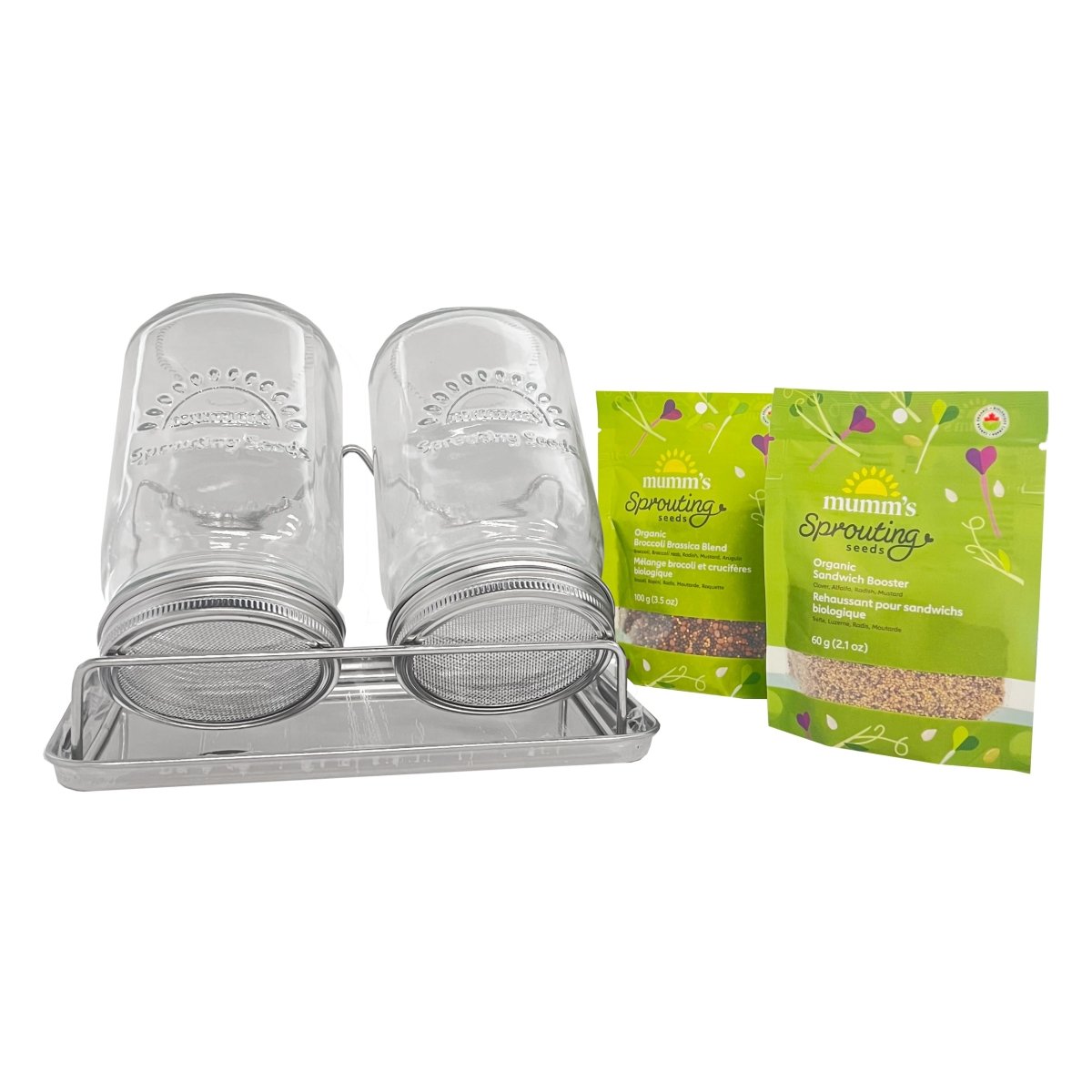 Mumm's Sprouting Seeds Double Sprouting Kit
