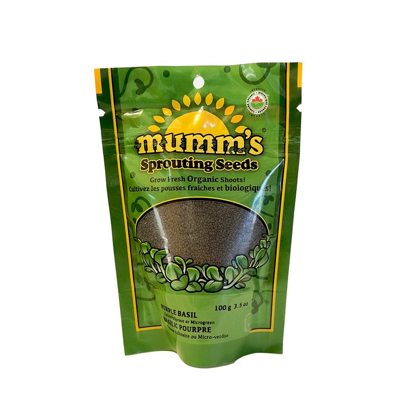 Mumm's Sprouting Seeds Purple Basil - Indoor Farmer