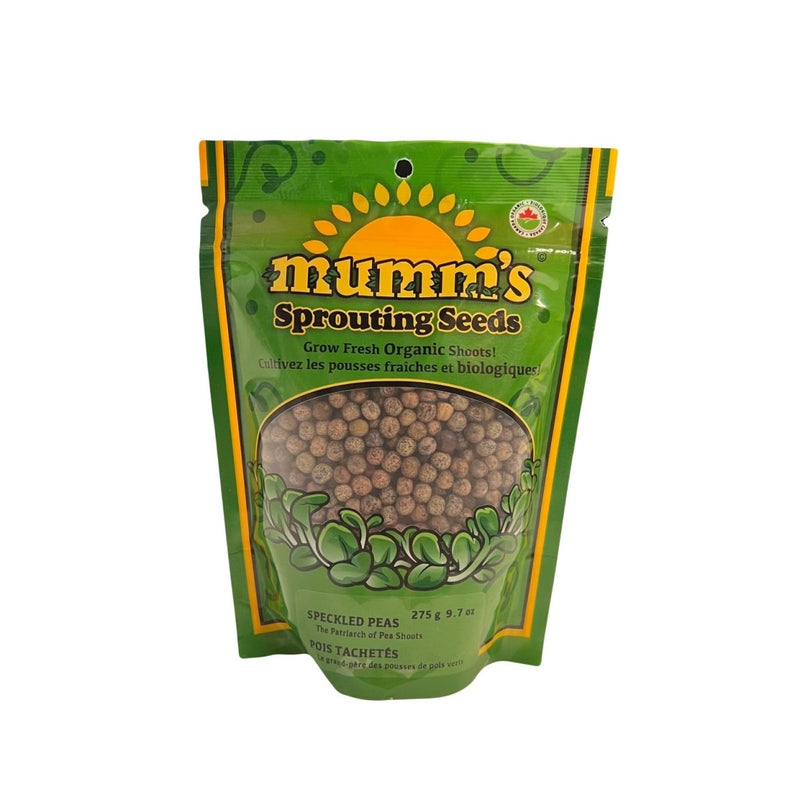 Mumm's Sprouting Seeds Speckled Peas - Indoor Farmer