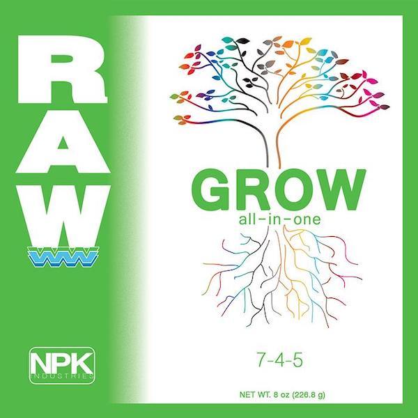 NPK RAW All-in-One GROW Nutrient (7-4-5) - Indoor Farmer