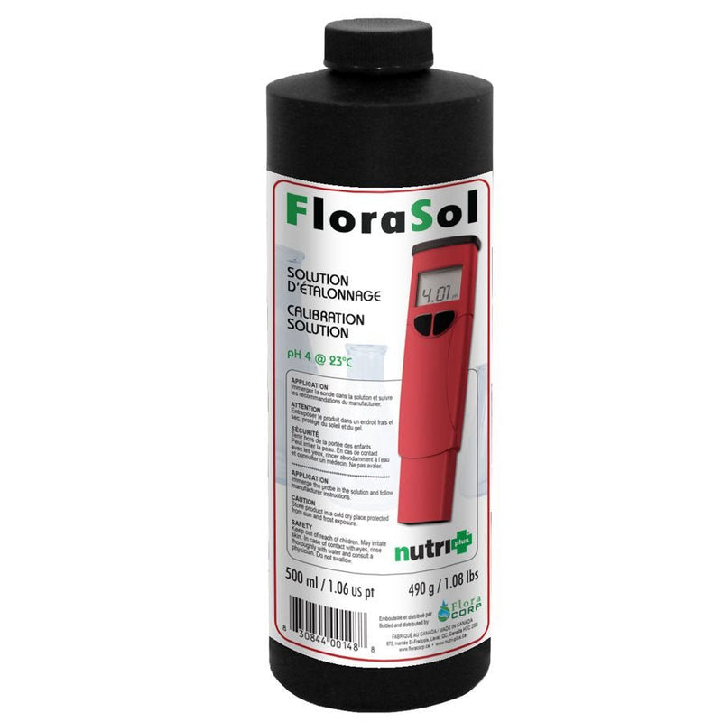 Nutri+ FloraSol Calibration Solution pH 4 - Indoor Farmer