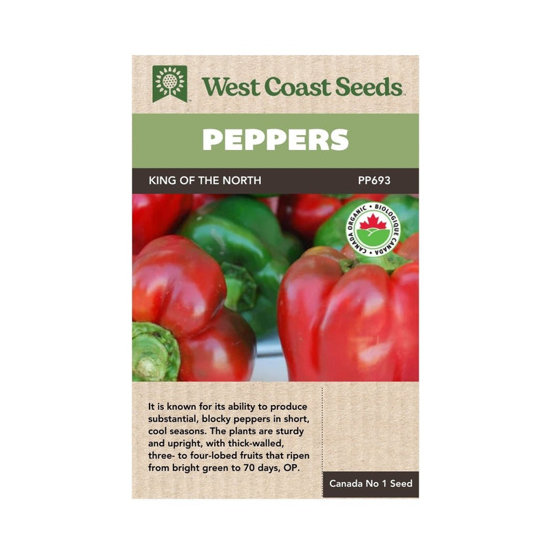 Peppers - King of the North Organic Pepper Seeds - Indoor Farmer