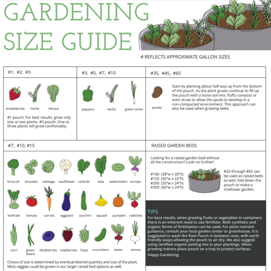 Root Pouch Boxer Brown Fabric Grow Bag with Handles 25 Gallon