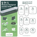 Sproutbox Modular 9 in 1 Metal Raised Garden Bed Kit 17