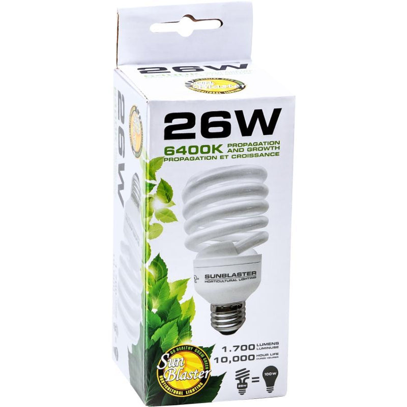 SunBlaster CFL Bulb 26W 6400K - Indoor Farmer