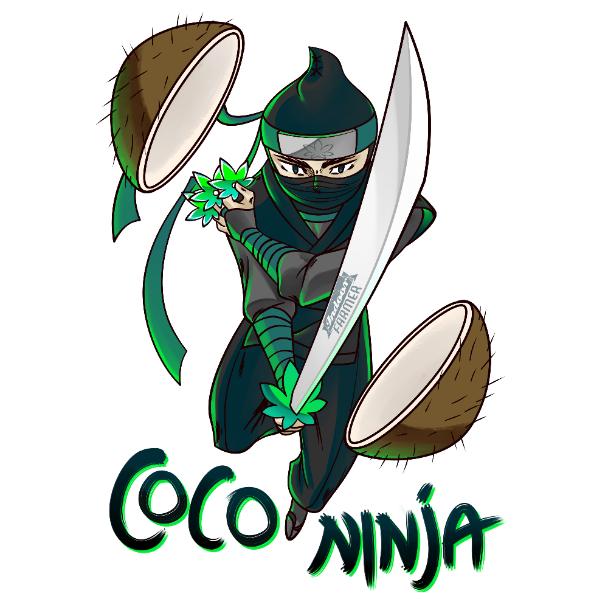 The Indoor Farmers "Coco Ninja" Sticker - Indoor Farmer