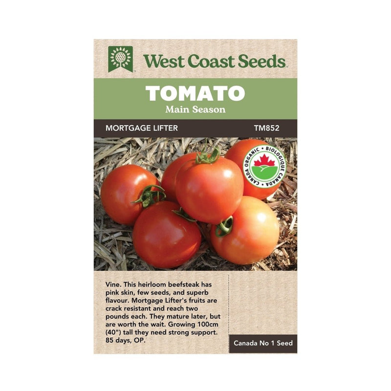 Tomatoes - Mortgage Lifter Organic Seeds - Indoor Farmer